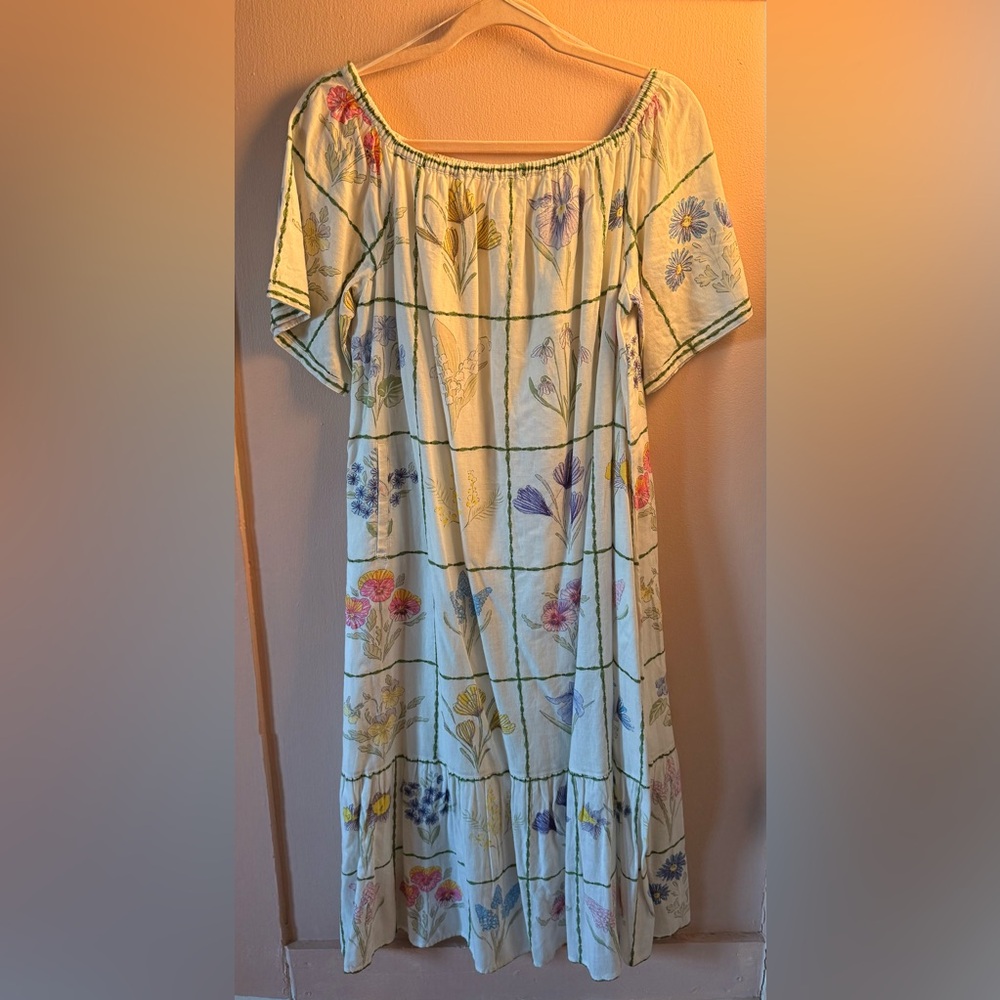 Crown & Ivy Floral Off-Shoulder Dress - Multicolor